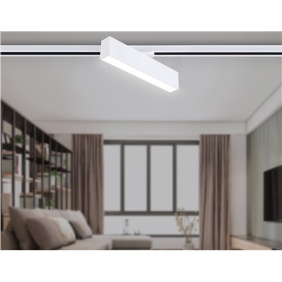 Светильник светодиодный трековый GL6763 WH белый LED 12W 4200K 300*22*48