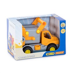320848 Wader "КонсТрак", автомобиль коммунальный (оранжевый) (в коробке)