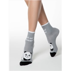 Носки женские CONTE Хлопковые носки HAPPY с пушистым рисунком &quot;Панда&quot;