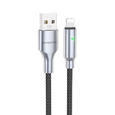 Кабель USB - Apple lightning Borofone BU40  120см 2,4A  (black)