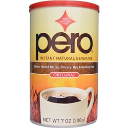 Pero, Быстрорастворимый натуральный напиток, без кофеина, оригинальный, 200 г (7 унций)