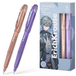 Ручка гелевая G-Glass Stick Manga 0.5мм черная 61306 Erich Krause
