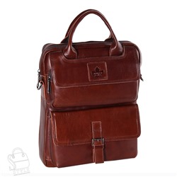 Портфель мужской кожаный 3887Z brown Zinimsk