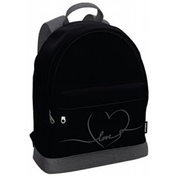 Рюкзак молодежный "StreetLine. Black Heart" 17L 41х31х13 см 60356 с отделением для ноутбука ErichKrause