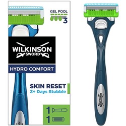 Станок для бритья Schick (Wilkinson Sword) HYDRO Comfort Skin Reset (+1 кассета)