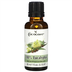 Cococare, 100% масло эвкалипта, 1 жидкая унция (30 мл)