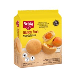 Кексы с абрикосовым джемом "Magdalenas" Schaer, 200 г