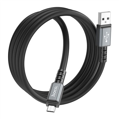 Кабель USB - micro USB Hoco X85  100см 2,4A  (black)
