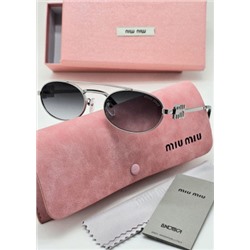Набор женские солнцезащитные очки, коробка, чехол + салфетки #21232843
