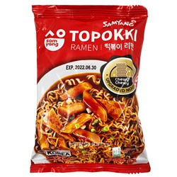 Лапша б/п рамен со вкусом токпокки Topokki Ramen Samyang, Корея, 80 г. Срок до 18.07.2024.Распродажа