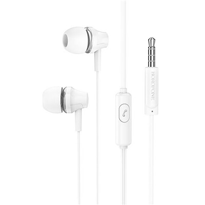 Проводные наушники с микрофоном внутриканальные Borofone BM74 Jack 3,5  (white)