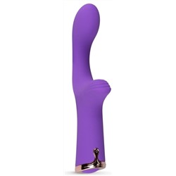 Фиолетовый вибратор The Baroness G-spot Vibrator - 19,5 см.