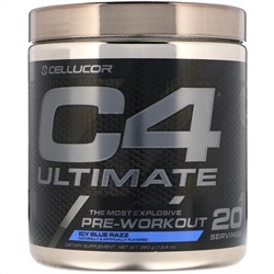 Cellucor, C4 Ultimate, средство для приема перед тренировкой, с освежающим вкусом малины, 380 г (13,4 унции)