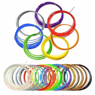 Набор цветного ABS-пластика для 3D-ручек 10м, 15 цветов