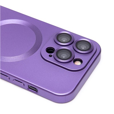 Чехол-накладка - SM020 Matte SafeMag для "Apple iPhone 15 Pro" (purple)