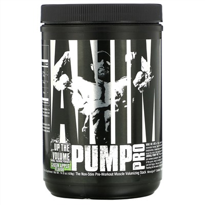 Universal Nutrition, Animal Pump Pro, Non-Stim Pre-Workout, Green Apple, 14.8 oz (420 g)