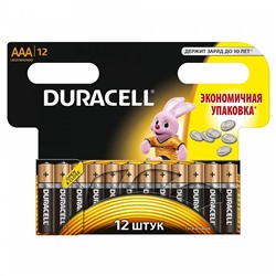 Батарейка Duracell Basic AAА 12 шт блистер