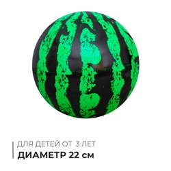 Мяч детский «Арбуз», d=22 см, 60 г