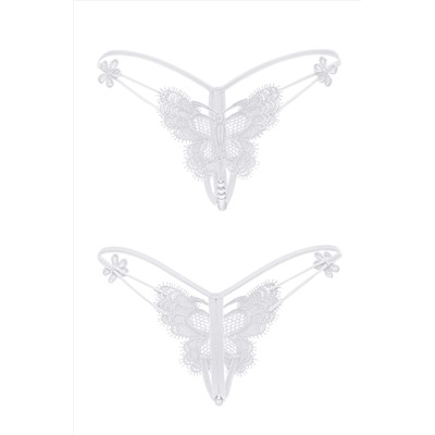 Трусики с открытой интивной зоной "Бабочки в животе" LE CABARET #804983