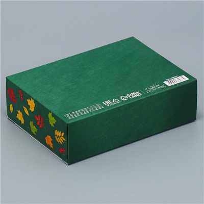 Коробка подарочная складная, упаковка, «Любимому учителю», 16.5 х 12.5 х 5 см