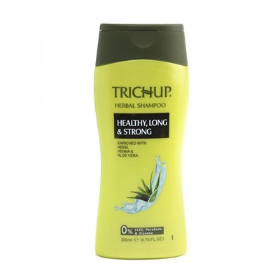Trichup Healthy, Long & Strong Shampoo 200ml / Шампунь Для Волос Здоровые, Длинные и Сильные 200мл