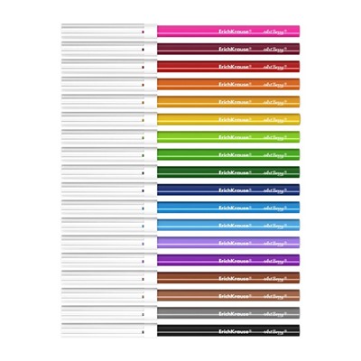 Фломастеры 18 цветов, ArtBerry Easy Washable, МИКС