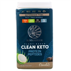 Sunwarrior, Plant-Based Clean Keto, Chocolate, 1.59 lb (720 g)