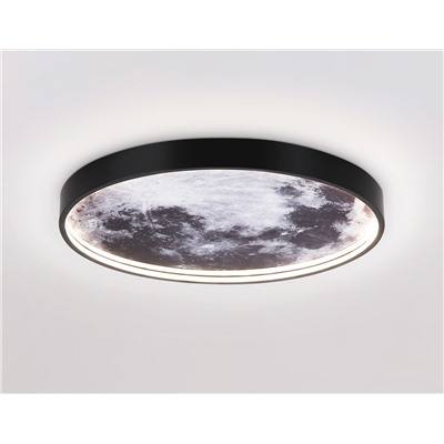 Светильник светодиодный настенно-потолочный FW11111 BK черный 18W LED 3000-6400K D300*38