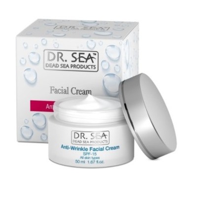 Dr.Sea Крем для лица против морщин SPF15 50мл N 1