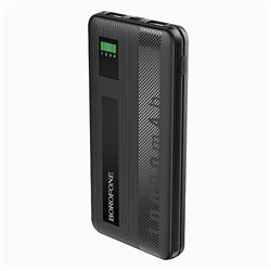 Внешний аккумулятор Borofone BT32 (пов.уп) 10 000mAh Micro USB/USB Type-C (black)