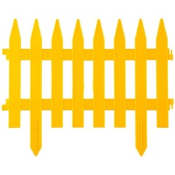 Забор декоративный № 1 (желтый)