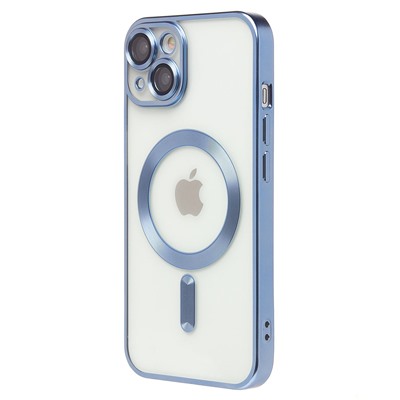 Чехол-накладка - SM027 SafeMag для "Apple iPhone 14" (blue) (232360)