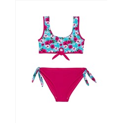 Костюм купальный для девочек ESLI MILI Купальный костюм с цветочным рисунком