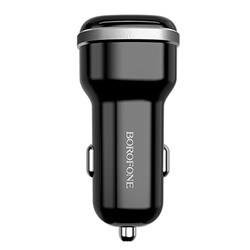 Адаптер Автомобильный Borofone BZ13 Extreme 2USB/5V/2.4A (black)
