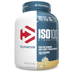 Dymatize Nutrition, ISO100, гидролизованный 100% изолят сывороточного протеина, праздничный торт, 2,3 кг (5 фунтов)