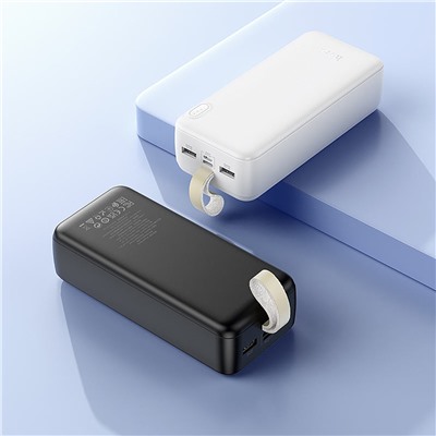 Внешний аккумулятор Hoco J128B 30000mAh Micro/Type-C/USB*2 (white)