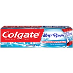 Colgate зубная паста "Макс Фреш"синяя (взрывная мята)100мл