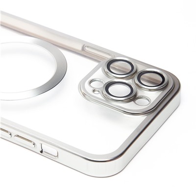 Чехол-накладка - SM027 SafeMag для "Apple iPhone 13 Pro Max" (silver) (232367)
