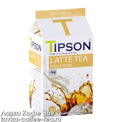 чай Tipson Latte Tea "Irish Cream" ирландские сливки, 30 пакетов