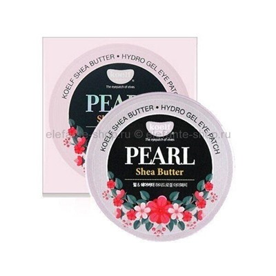 Гидрогелевые патчи для глаз с маслом ши и жемчугом Petitfee Koelf Pearl & Shea Butter Eye Patch