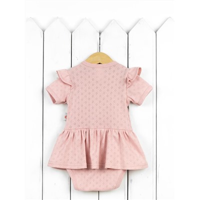 Боди-платье для девочки Baby Boom Б138/2-Р я712 Ажур розовый