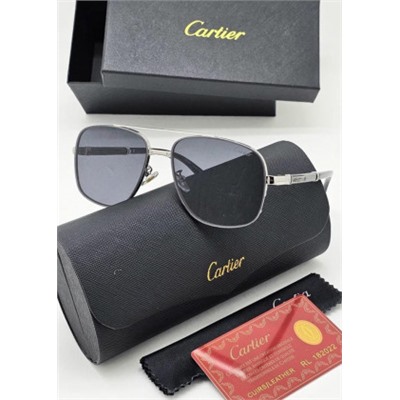 Набор мужские солнцезащитные очки, коробка, чехол + салфетки #21244100