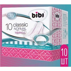 Прокладки гигиенические BiBi Classic Normal Dry 10 шт 0028