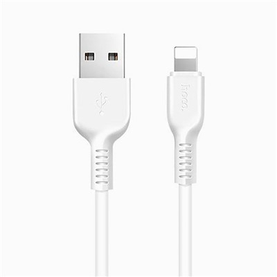 Кабель USB - Apple lightning Hoco X20 Starlight Glare  300см 2,4A  (white)