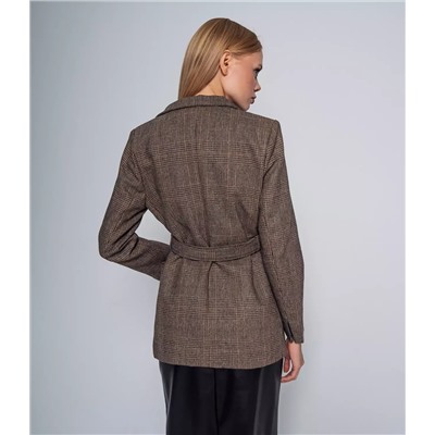 Пиджак #КТ1958 (1), коричневый