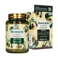 Farmstay, Многофункциональная ампульная сыворотка с экстрактом авокадо All-In-One Avocado Ampoule, 250 мл
