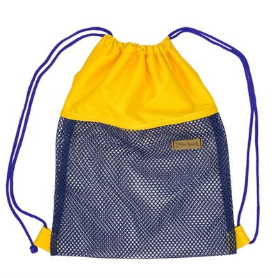 Рюкзак-мешок детский, желтый/синий Mamapack, 1 шт