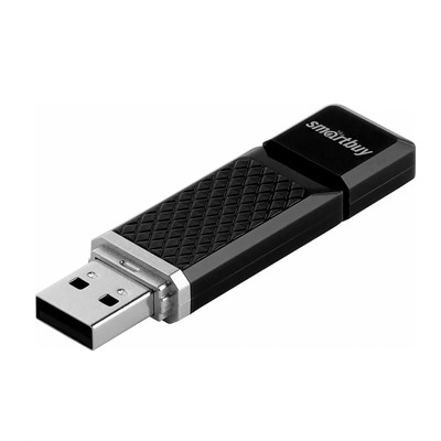 Флэш накопитель USB  8 Гб Smart Buy Quartz (black)