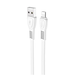 Кабель USB - Apple lightning Hoco X40 Noah Charging (повр. уп)  100см 2,4A  (white)