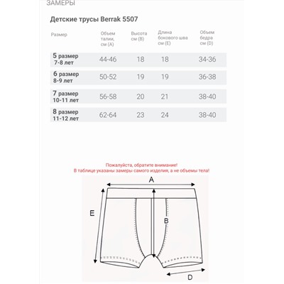 Трусы для мальчика Berrak
